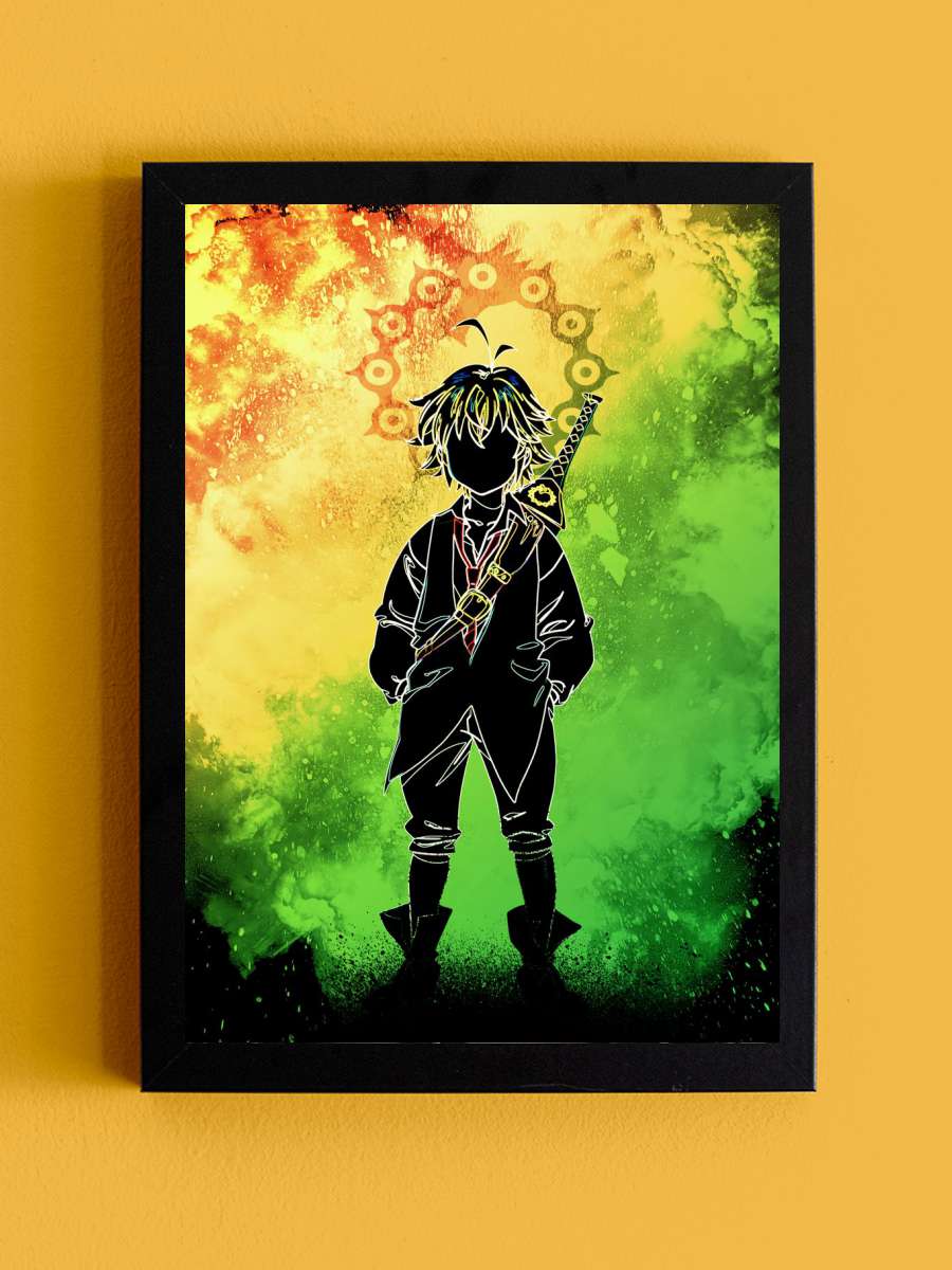 Soul of the Sin of Wrath Anime Tablo Siyah Çerçeveli Yüksek Kalite Anime Duvar Poster Tablo - En İyi Fiyatlarla