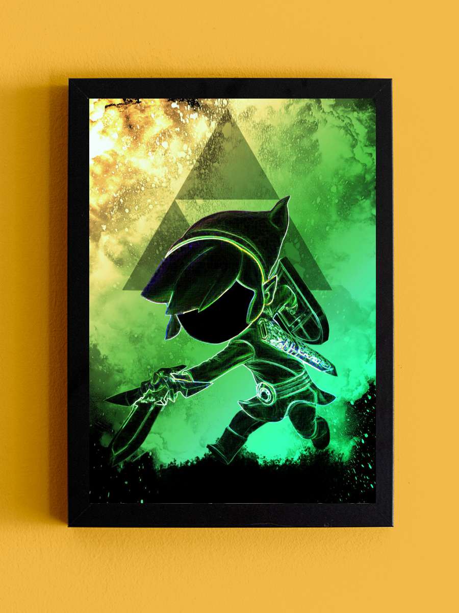 Soul of Wind Anime Tablo Siyah Çerçeveli Yüksek Kalite Anime Duvar Poster Tablo - En İyi Fiyatlarla
