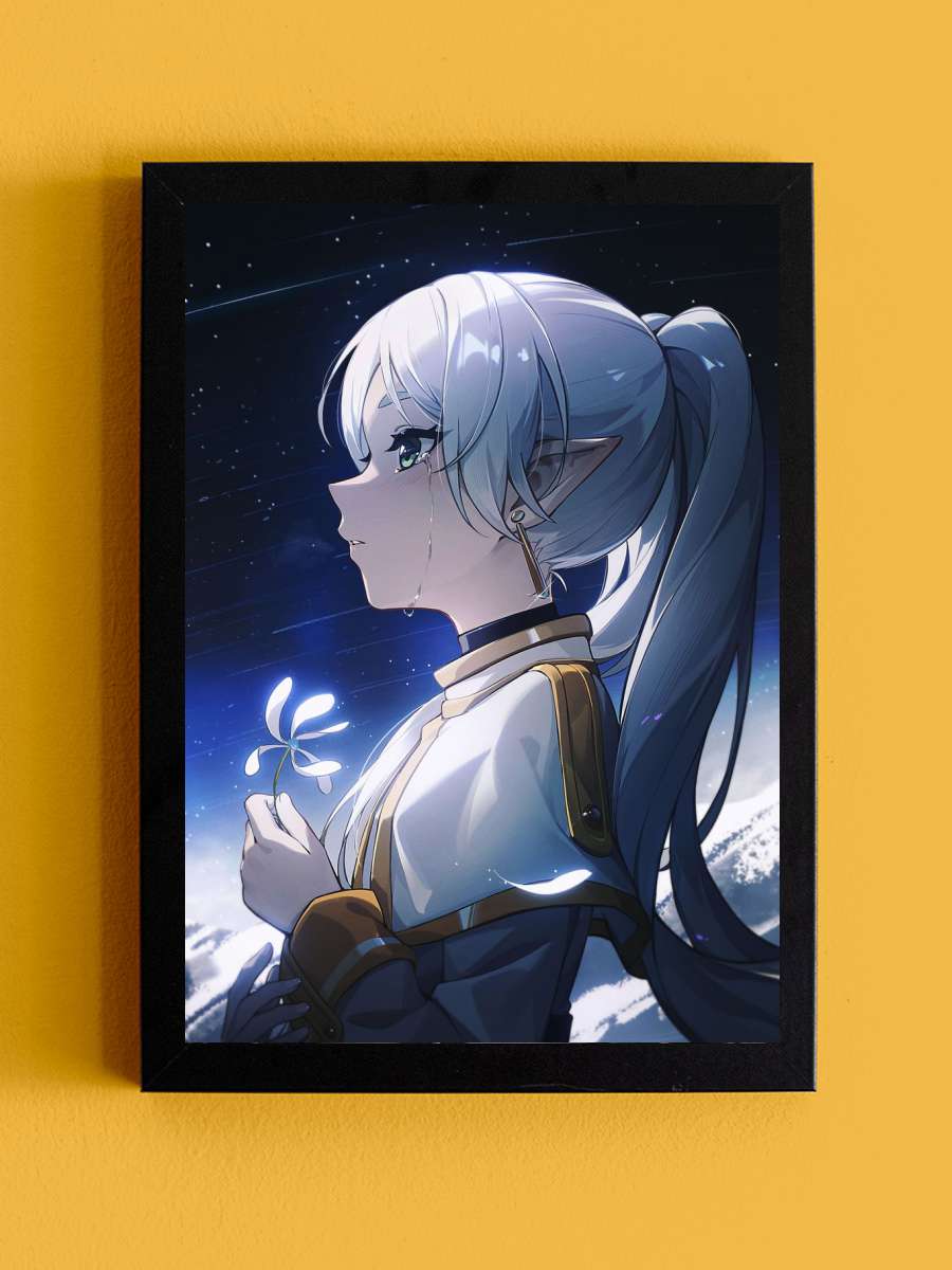 Sousou No Frieren Anime Tablo Siyah Çerçeveli Yüksek Kalite Anime Duvar Poster Tablo - En İyi Fiyatlarla