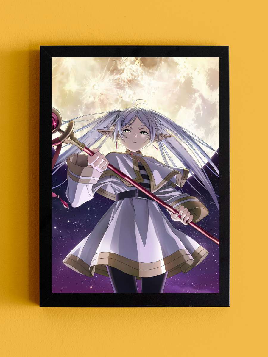 Sousou No Frieren Series Anime Tablo Siyah Çerçeveli Yüksek Kalite Anime Duvar Poster Tablo - En İyi Fiyatlarla