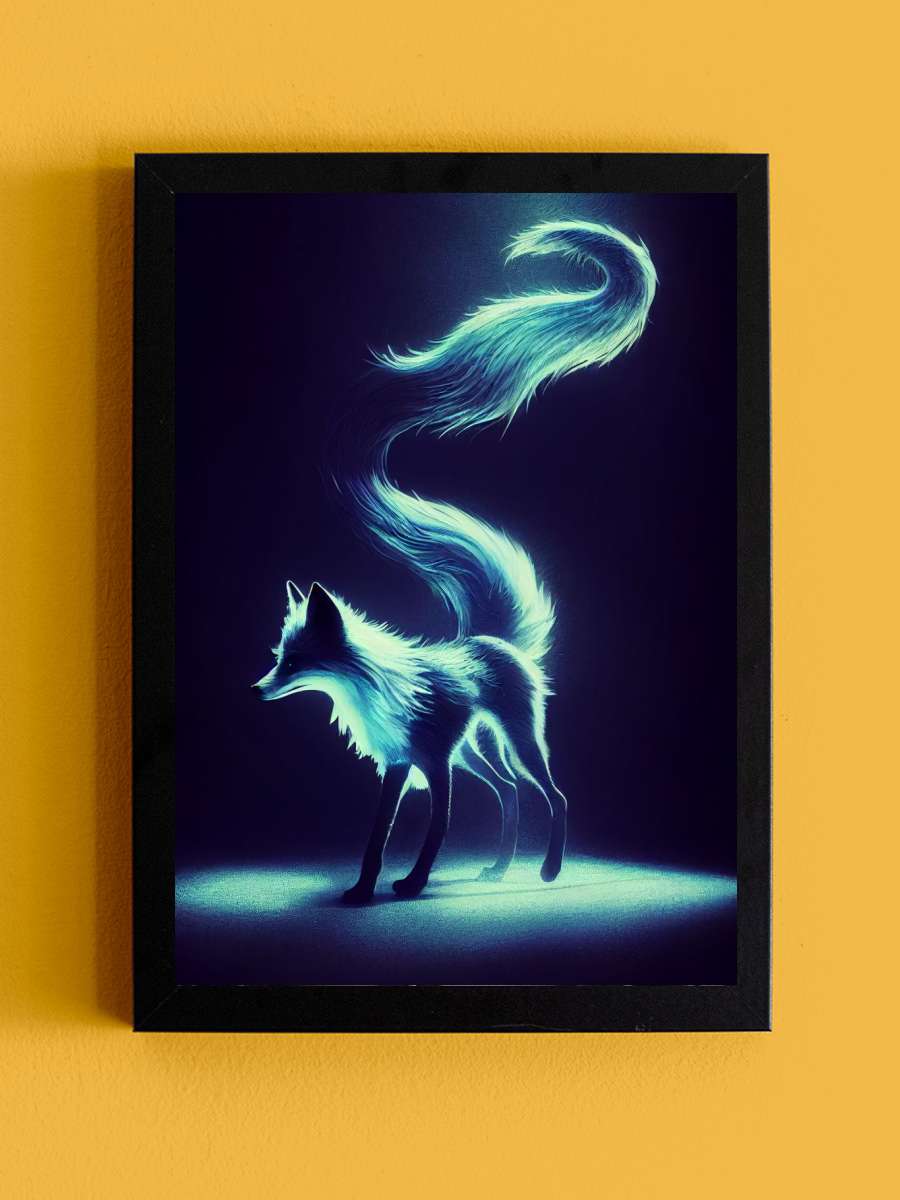 Spectral Fox II Anime Tablo Siyah Çerçeveli Yüksek Kalite Anime Duvar Poster Tablo - En İyi Fiyatlarla