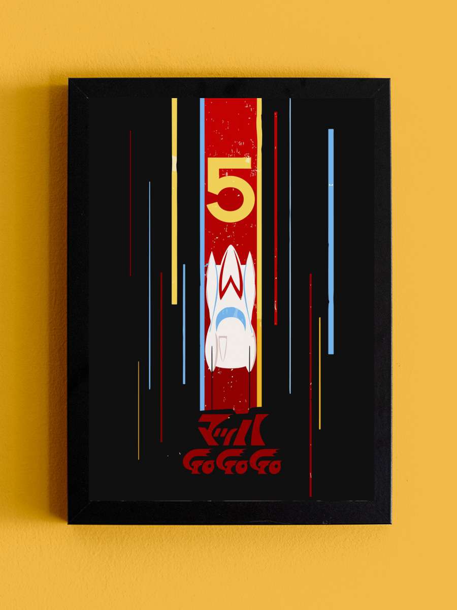 Speed Racer Anime Tablo Siyah Çerçeveli Yüksek Kalite Anime Duvar Poster Tablo - En İyi Fiyatlarla
