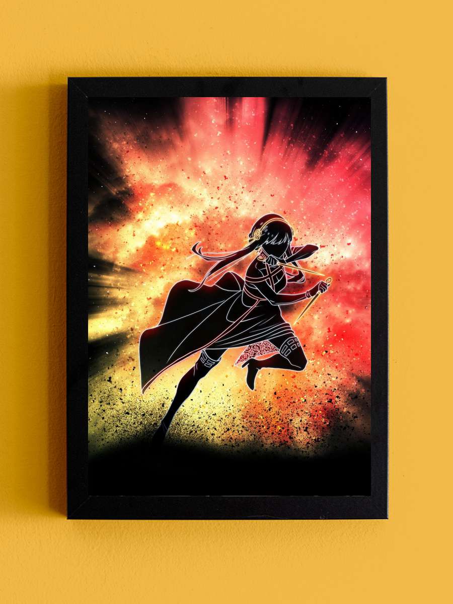 Spirit of yor Anime Tablo Siyah Çerçeveli Yüksek Kalite Anime Duvar Poster Tablo - En İyi Fiyatlarla