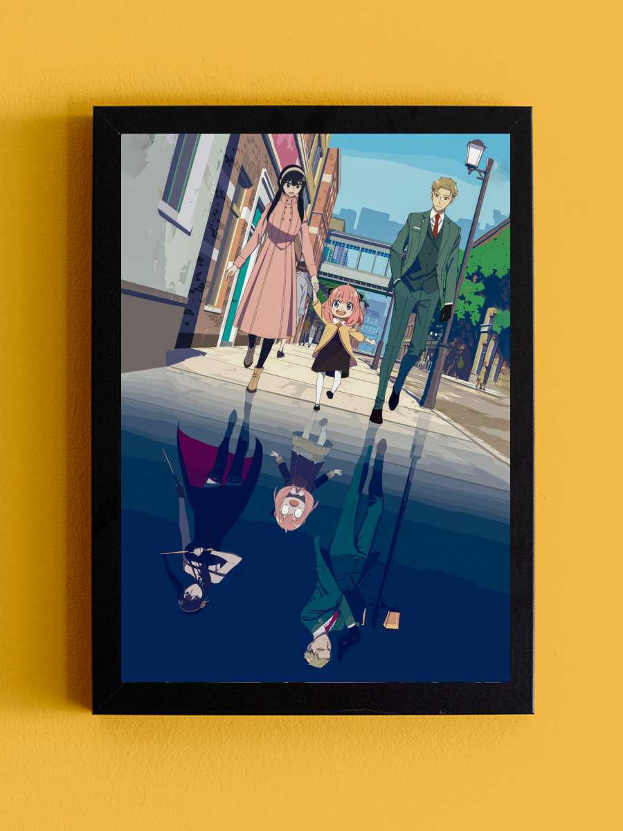 Spy X Family Anime Anime Tablo Siyah Çerçeveli Yüksek Kalite Anime Duvar Poster Tablo - En İyi Fiyatlarla