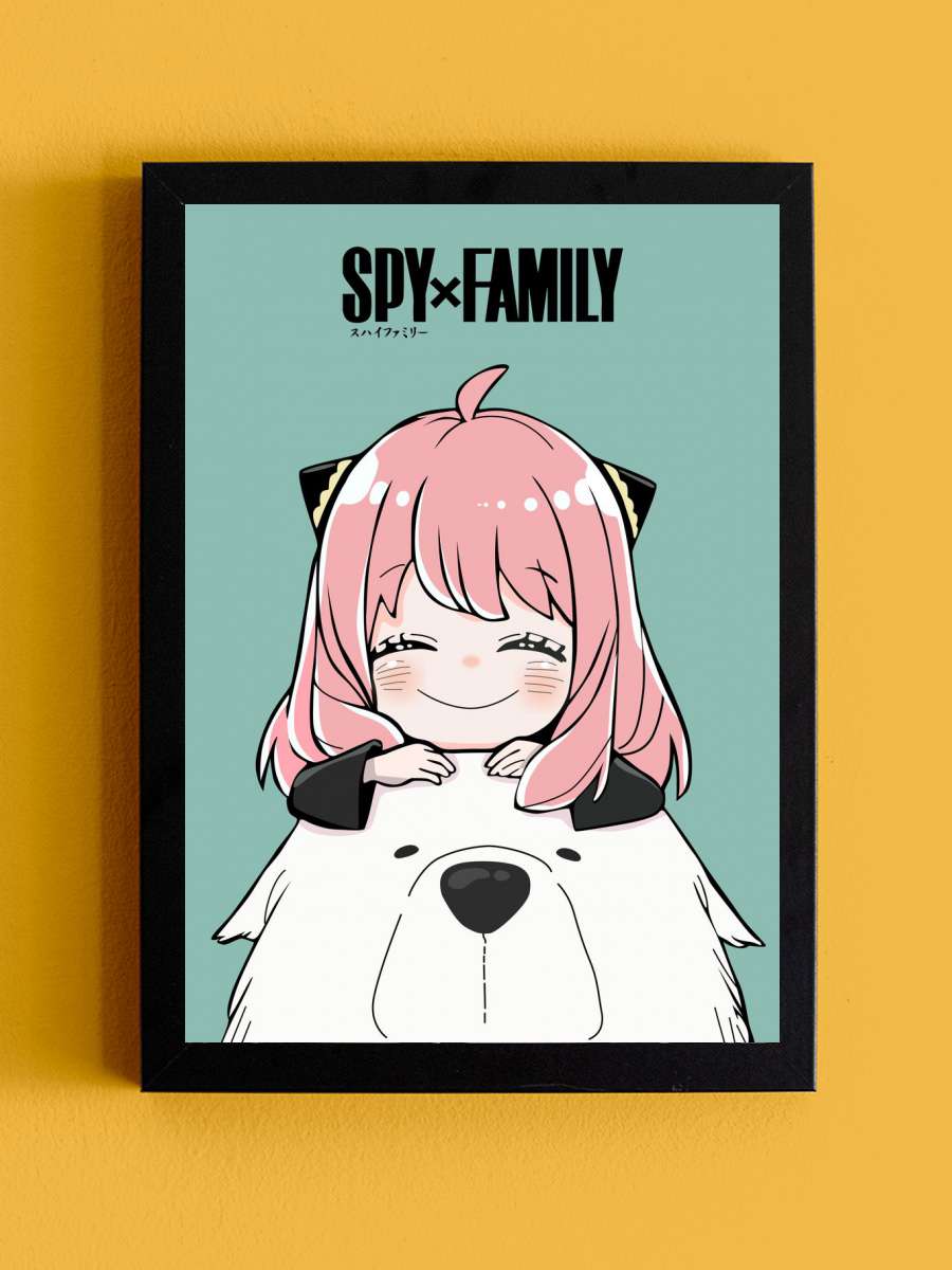 Spy X Family Anya Forger Anime Tablo Siyah Çerçeveli Yüksek Kalite Anime Duvar Poster Tablo - En İyi Fiyatlarla