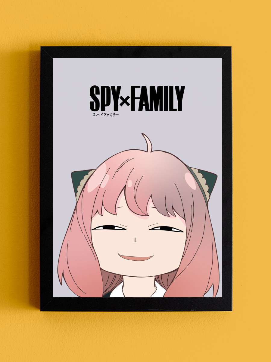Spy X Family Anya Forger Anime Tablo Siyah Çerçeveli Yüksek Kalite Anime Duvar Poster Tablo - En İyi Fiyatlarla