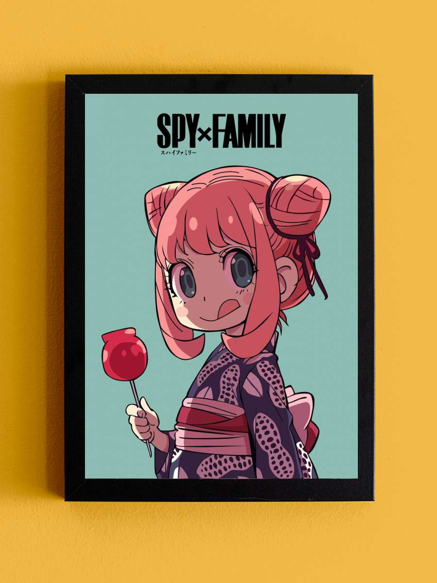 Spy X Family Anya Forger Anime Tablo Siyah Çerçeveli Yüksek Kalite Anime Duvar Poster Tablo - En İyi Fiyatlarla