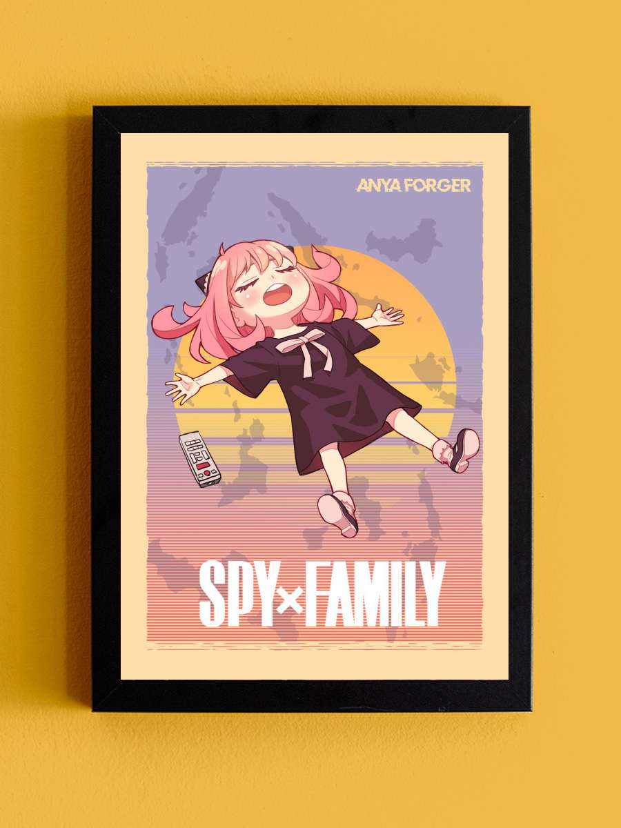 Spy x Family Anya Anime Tablo Siyah Çerçeveli Yüksek Kalite Anime Duvar Poster Tablo - En İyi Fiyatlarla