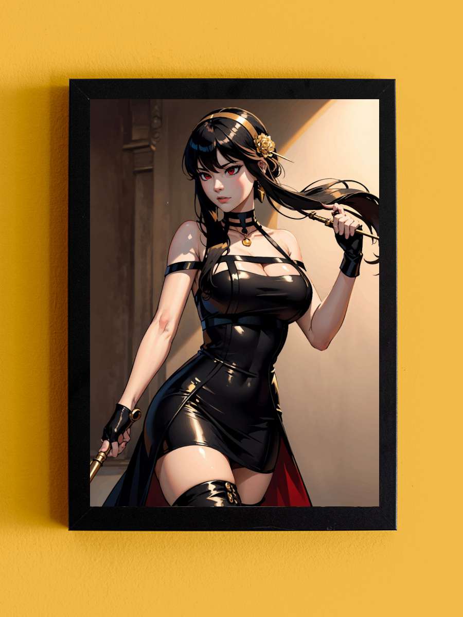 Spy x Family Anime Tablo Siyah Çerçeveli Yüksek Kalite Anime Duvar Poster Tablo - En İyi Fiyatlarla