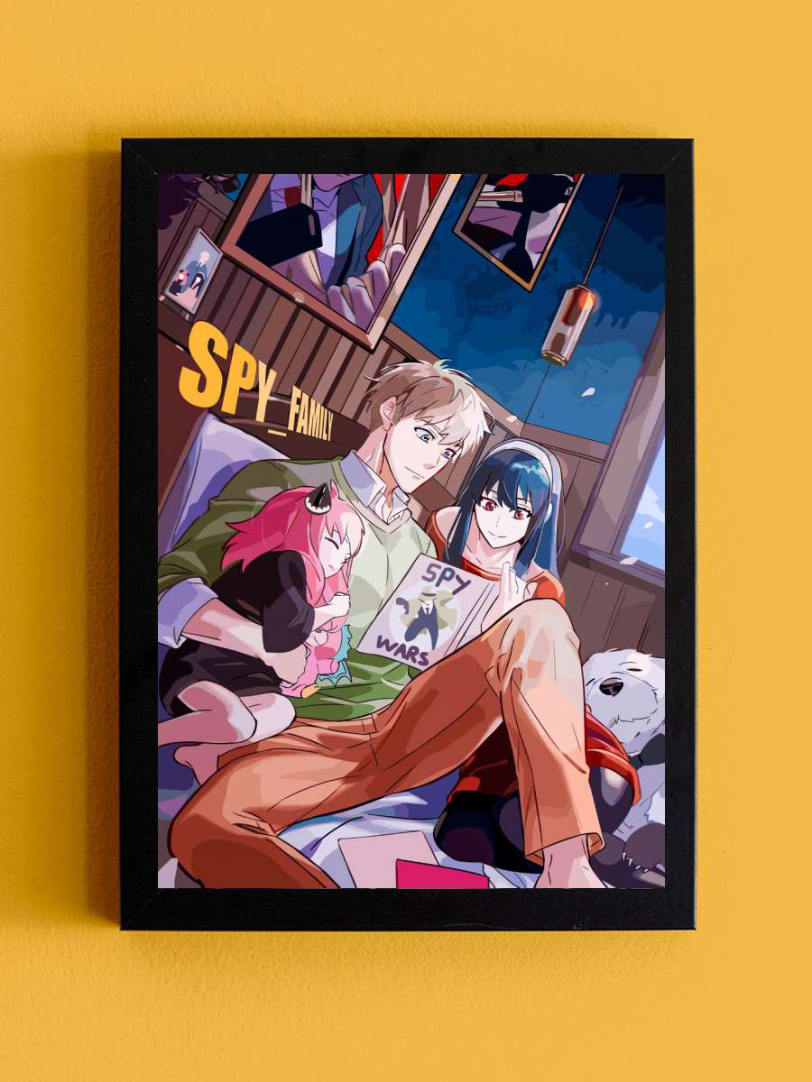 Spy X Family Anime Tablo Siyah Çerçeveli Yüksek Kalite Anime Duvar Poster Tablo - En İyi Fiyatlarla