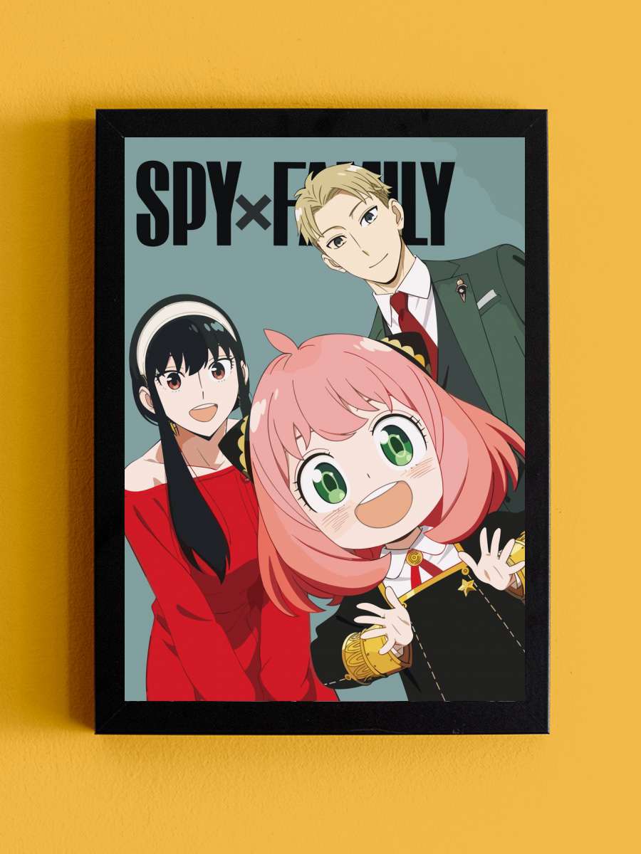 Spy X Family Anime Tablo Siyah Çerçeveli Yüksek Kalite Anime Duvar Poster Tablo - En İyi Fiyatlarla