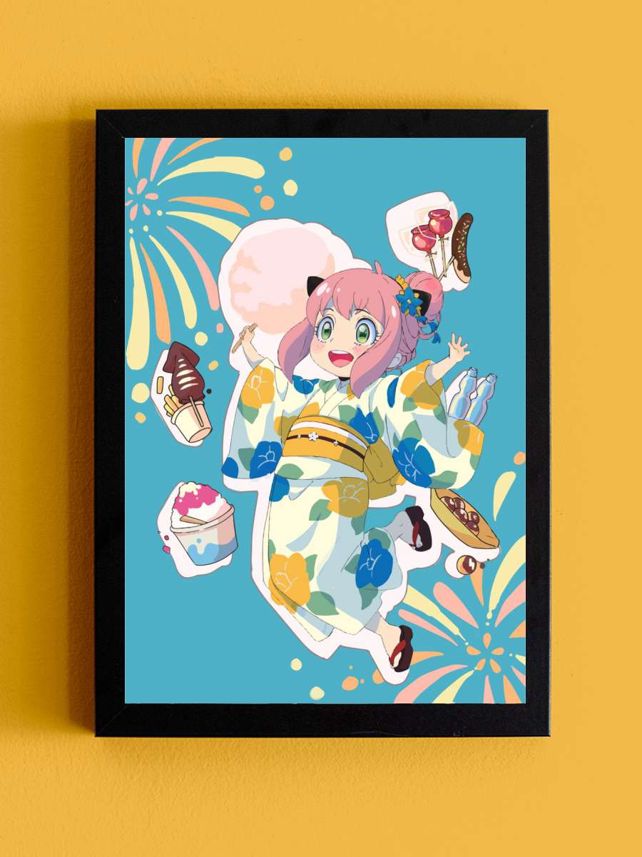 Spy X Family Anime Tablo Siyah Çerçeveli Yüksek Kalite Anime Duvar Poster Tablo - En İyi Fiyatlarla