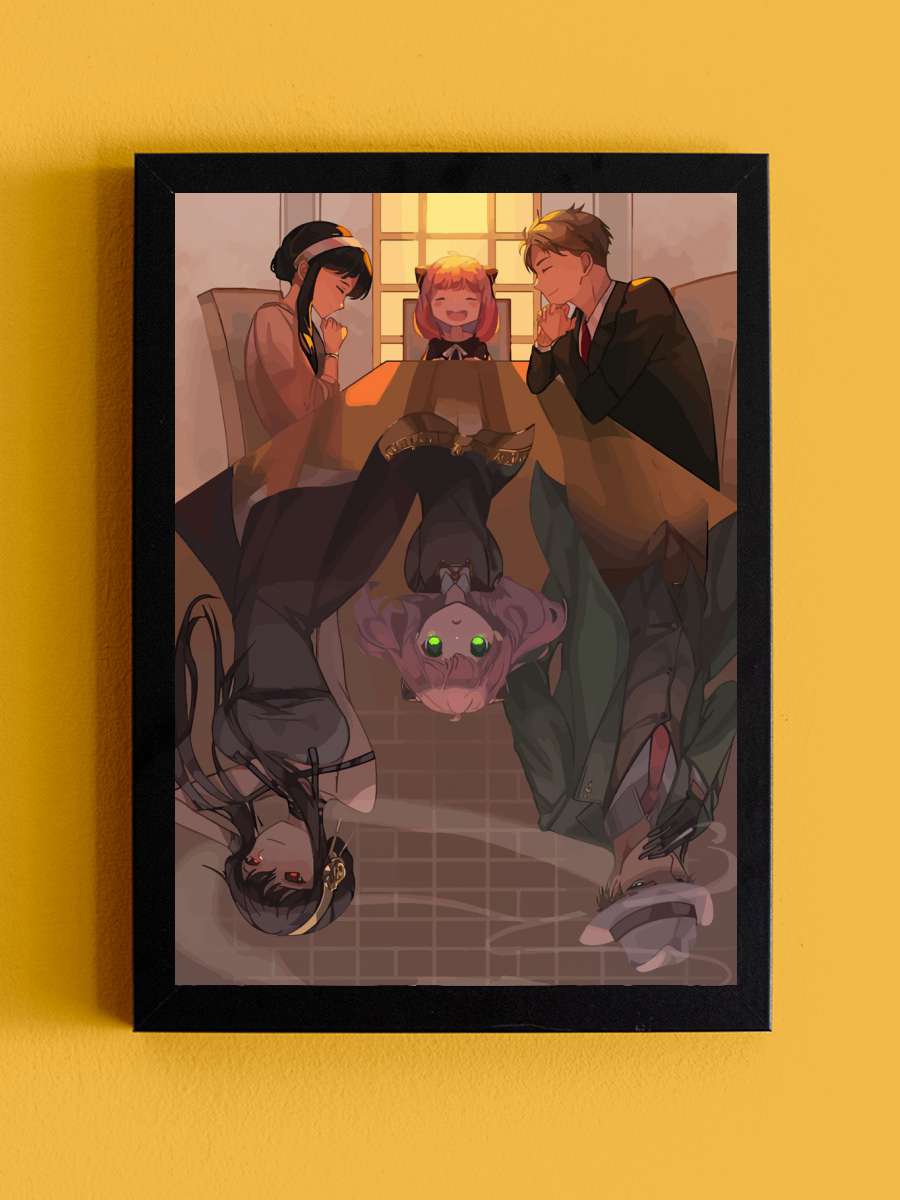 Spy X Family Anime Tablo Siyah Çerçeveli Yüksek Kalite Anime Duvar Poster Tablo - En İyi Fiyatlarla