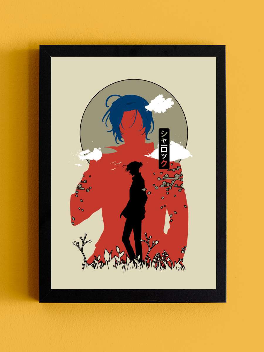 Sugiyo Sherlock Anime Tablo Siyah Çerçeveli Yüksek Kalite Anime Duvar Poster Tablo - En İyi Fiyatlarla