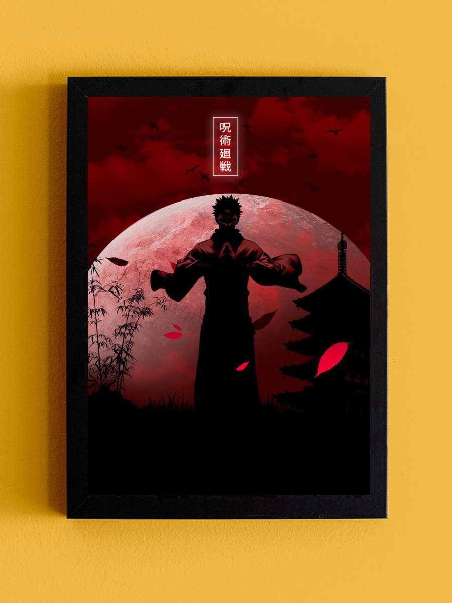 Sukuna Anime Tablo Siyah Çerçeveli Yüksek Kalite Anime Duvar Poster Tablo - En İyi Fiyatlarla