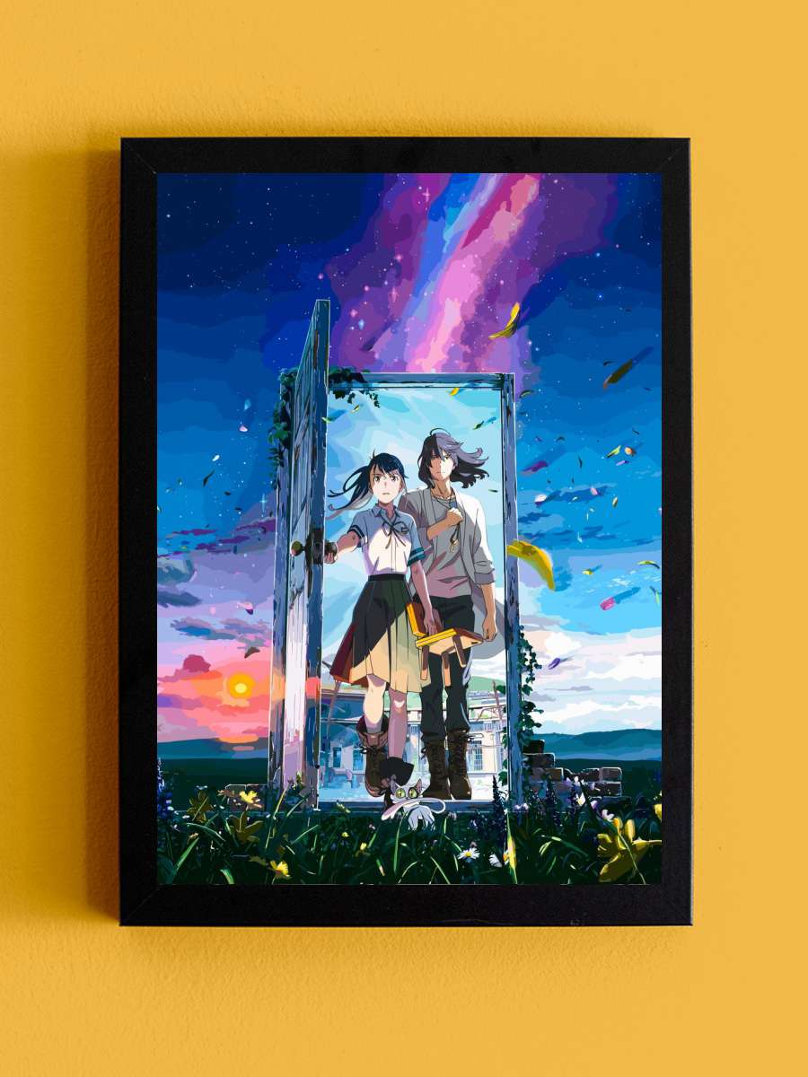 Suzume Anime Tablo Siyah Çerçeveli Yüksek Kalite Anime Duvar Poster Tablo - En İyi Fiyatlarla