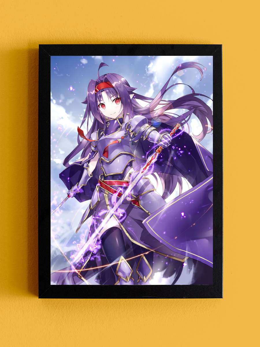 Sword Art Online  Anime Tablo Siyah Çerçeveli Yüksek Kalite Anime Duvar Poster Tablo - En İyi Fiyatlarla