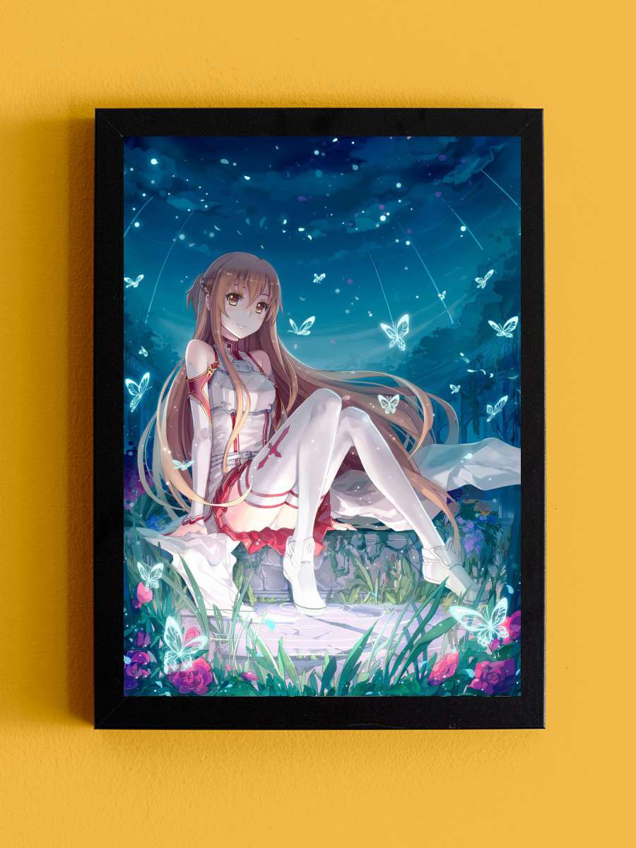 Sword Art Online Anime Tablo Siyah Çerçeveli Yüksek Kalite Anime Duvar Poster Tablo - En İyi Fiyatlarla