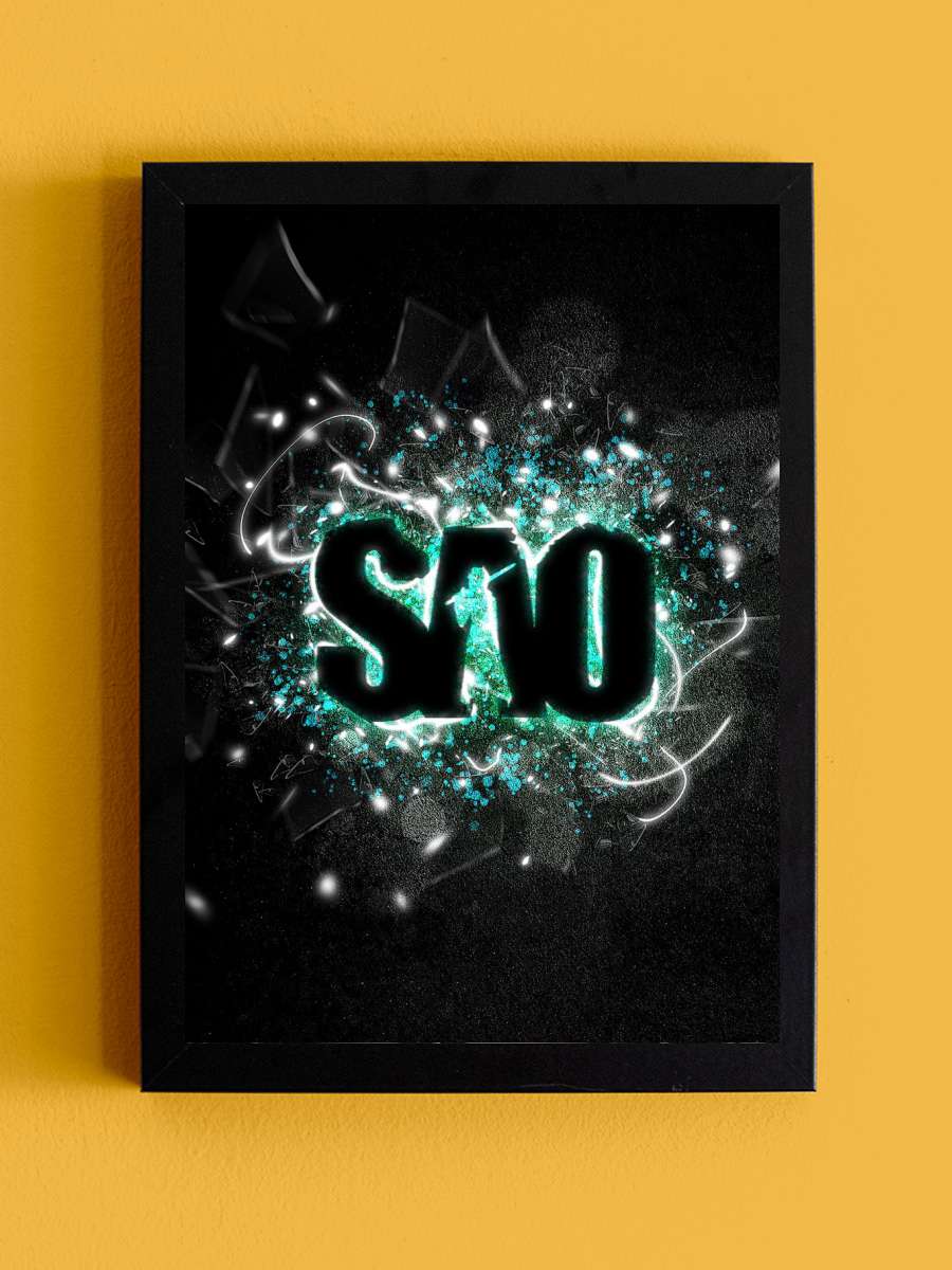 Sword Art Online Anime Tablo Siyah Çerçeveli Yüksek Kalite Anime Duvar Poster Tablo - En İyi Fiyatlarla