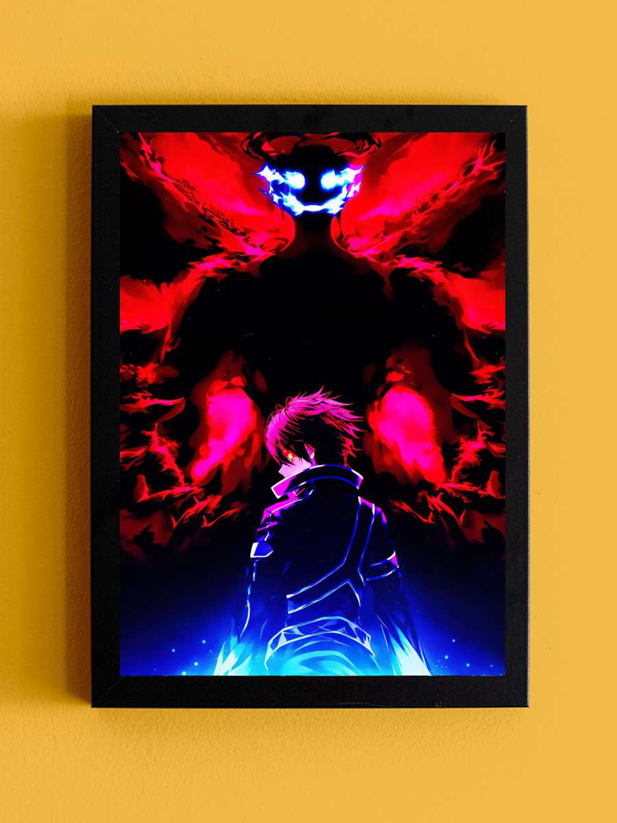 Sword Art Anime Tablo Siyah Çerçeveli Yüksek Kalite Anime Duvar Poster Tablo - En İyi Fiyatlarla