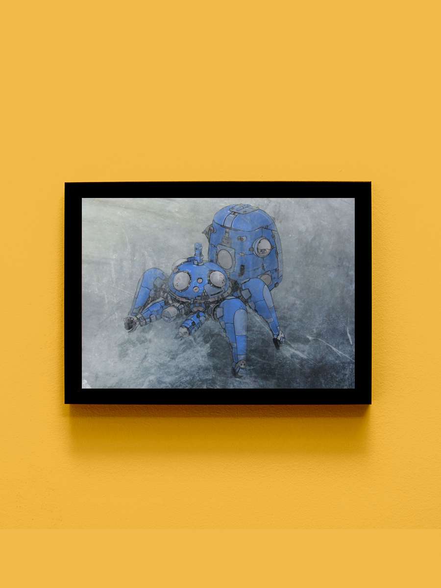 Tachikoma Anime Tablo Siyah Çerçeveli Yüksek Kalite Anime Duvar Poster Tablo - En İyi Fiyatlarla
