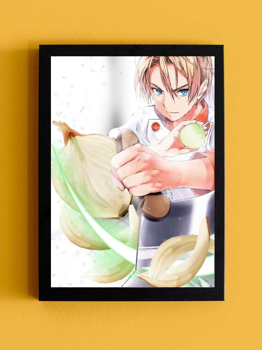 Takumi Aldini Anime Tablo Siyah Çerçeveli Yüksek Kalite Anime Duvar Poster Tablo - En İyi Fiyatlarla