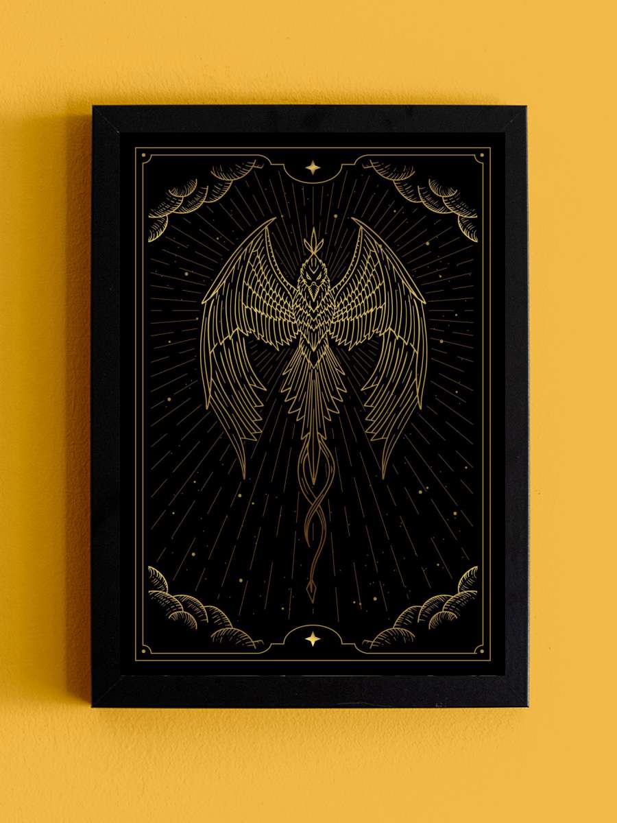 Tarot the valiant phoenix Anime Tablo Siyah Çerçeveli Yüksek Kalite Anime Duvar Poster Tablo - En İyi Fiyatlarla