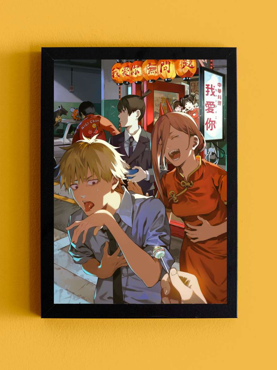 Team Anime Tablo Siyah Çerçeveli Yüksek Kalite Anime Duvar Poster Tablo - En İyi Fiyatlarla