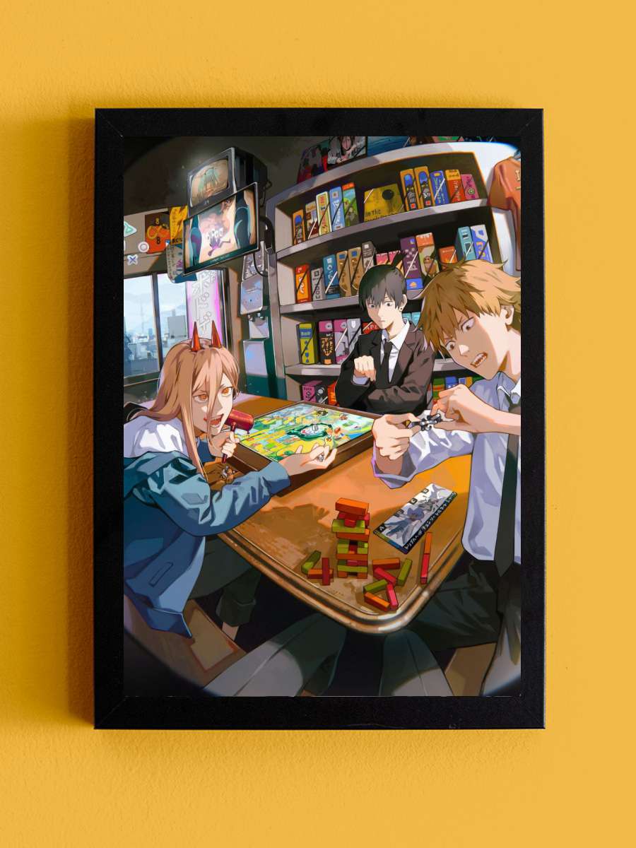 Team Anime Tablo Siyah Çerçeveli Yüksek Kalite Anime Duvar Poster Tablo - En İyi Fiyatlarla