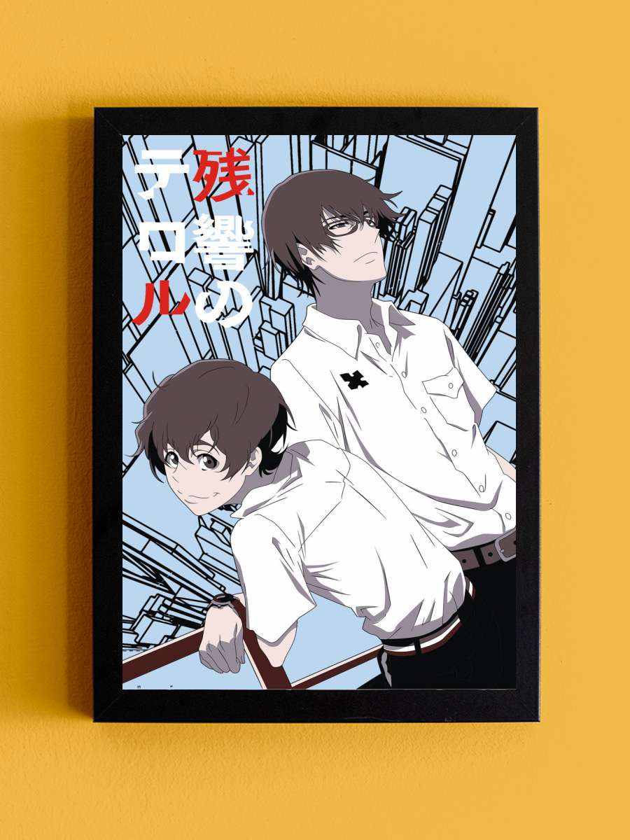 Terror in resonance Anime Tablo Siyah Çerçeveli Yüksek Kalite Anime Duvar Poster Tablo - En İyi Fiyatlarla