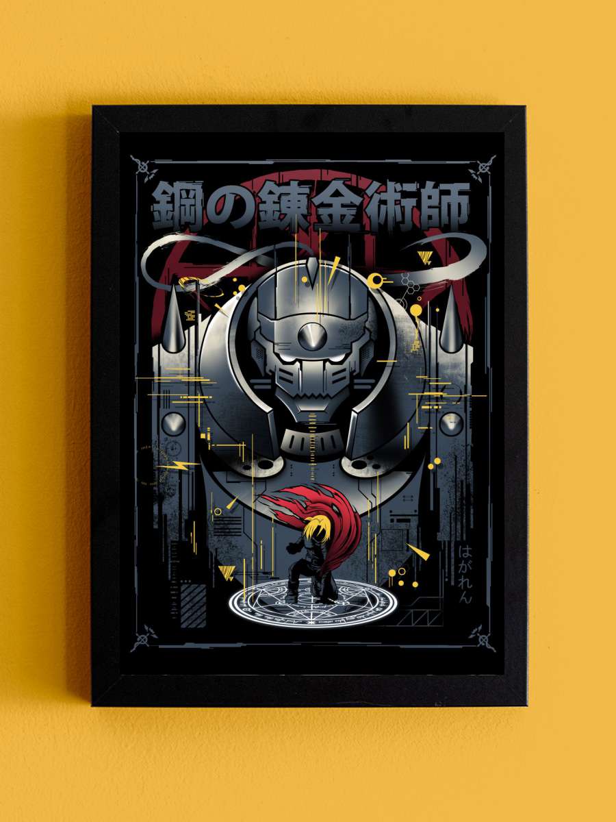 THE ALCHEMIST Anime Tablo Siyah Çerçeveli Yüksek Kalite Anime Duvar Poster Tablo - En İyi Fiyatlarla