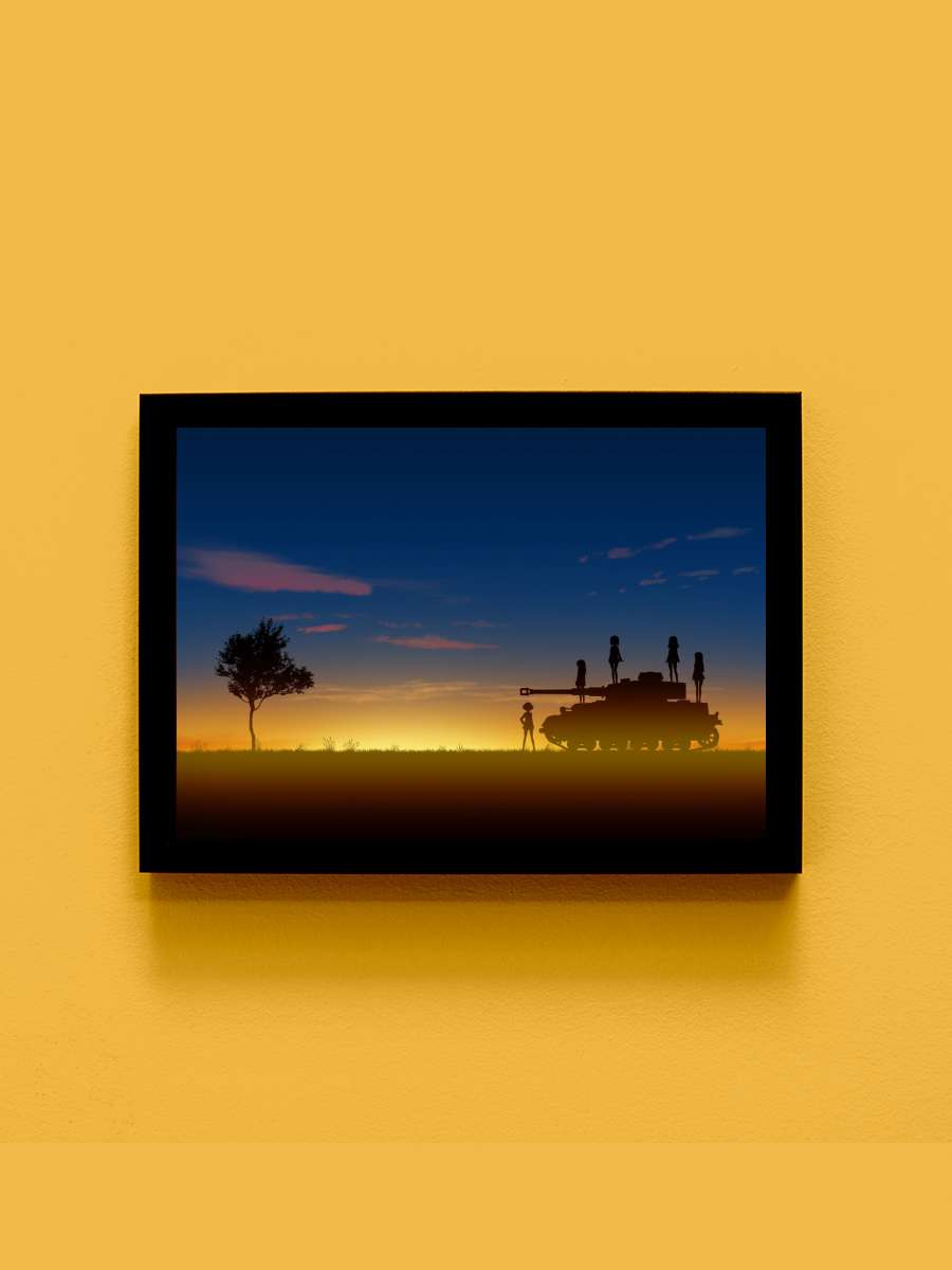 The Anglerfish Team Anime Tablo Siyah Çerçeveli Yüksek Kalite Anime Duvar Poster Tablo - En İyi Fiyatlarla