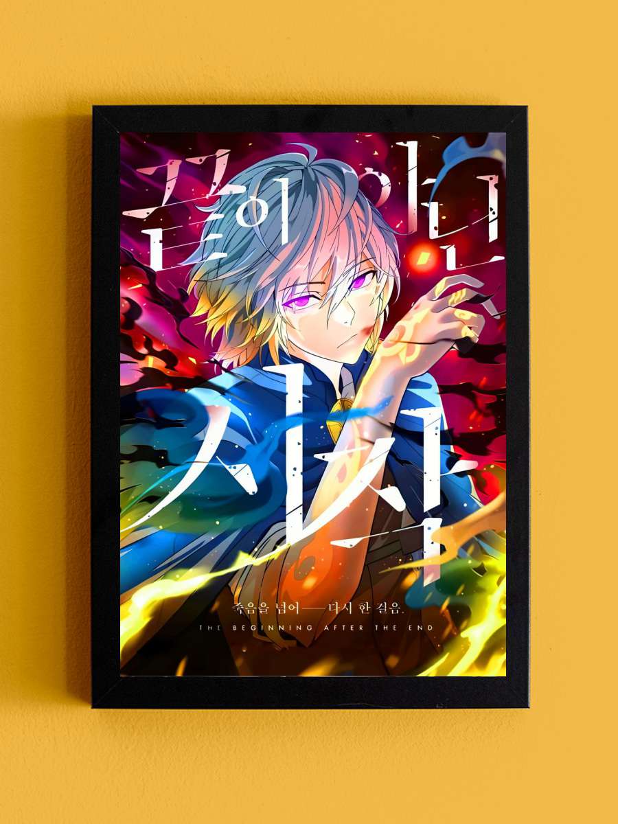 the beginning after end Anime Tablo Siyah Çerçeveli Yüksek Kalite Anime Duvar Poster Tablo - En İyi Fiyatlarla