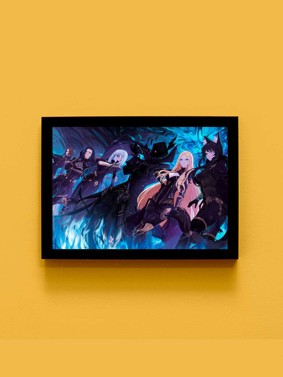 the eminence in shadow cid Anime Tablo Siyah Çerçeveli Yüksek Kalite Anime Duvar Poster Tablo - En İyi Fiyatlarla