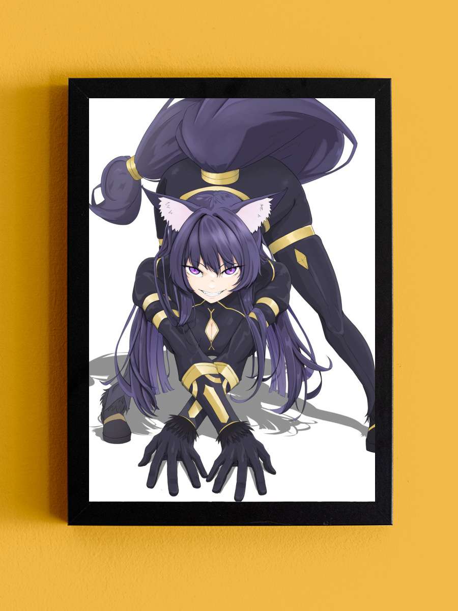 The Eminence in Shadow Anime Tablo Siyah Çerçeveli Yüksek Kalite Anime Duvar Poster Tablo - En İyi Fiyatlarla