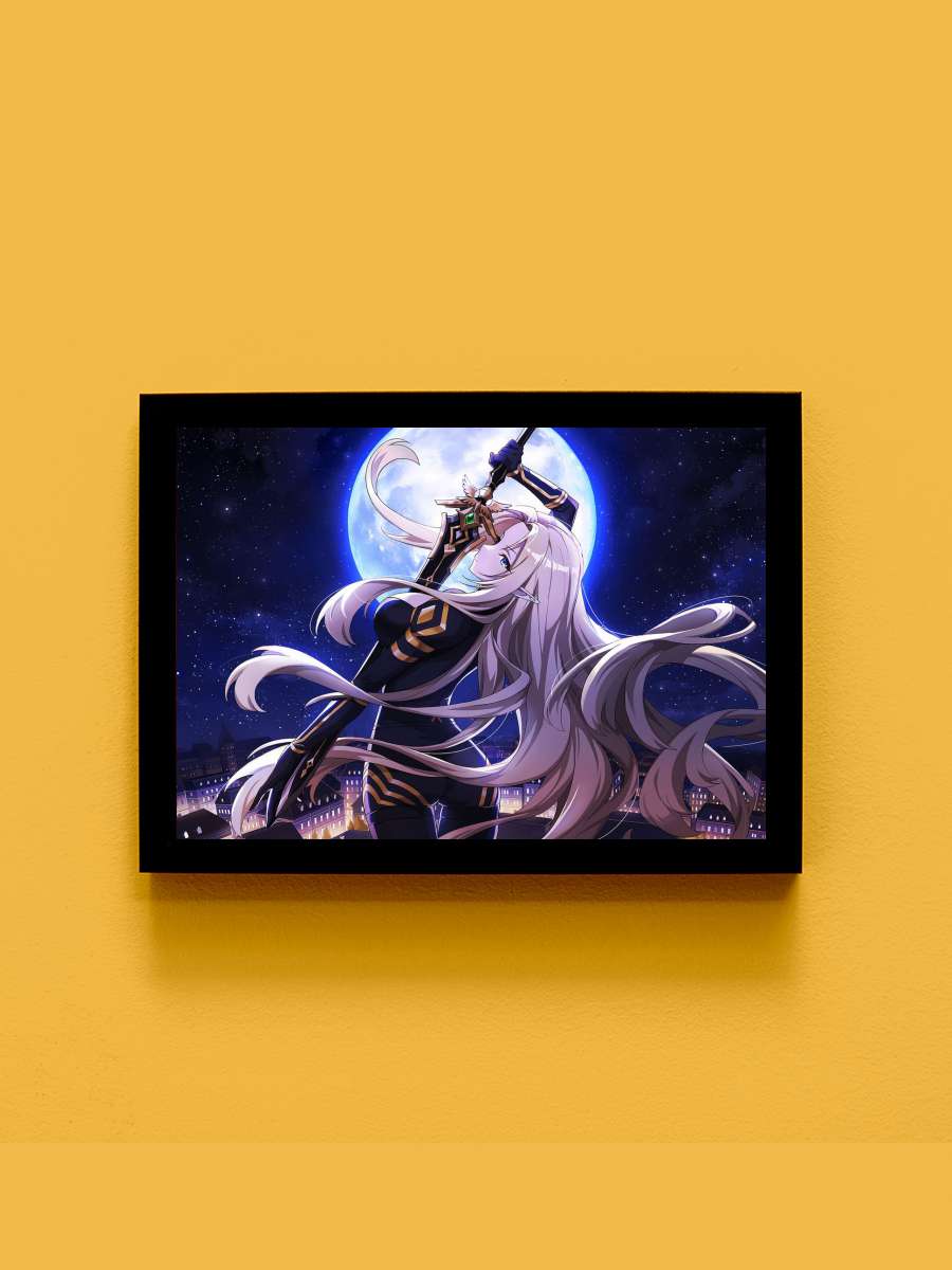 The Eminence in Shadow Anime Tablo Siyah Çerçeveli Yüksek Kalite Anime Duvar Poster Tablo - En İyi Fiyatlarla