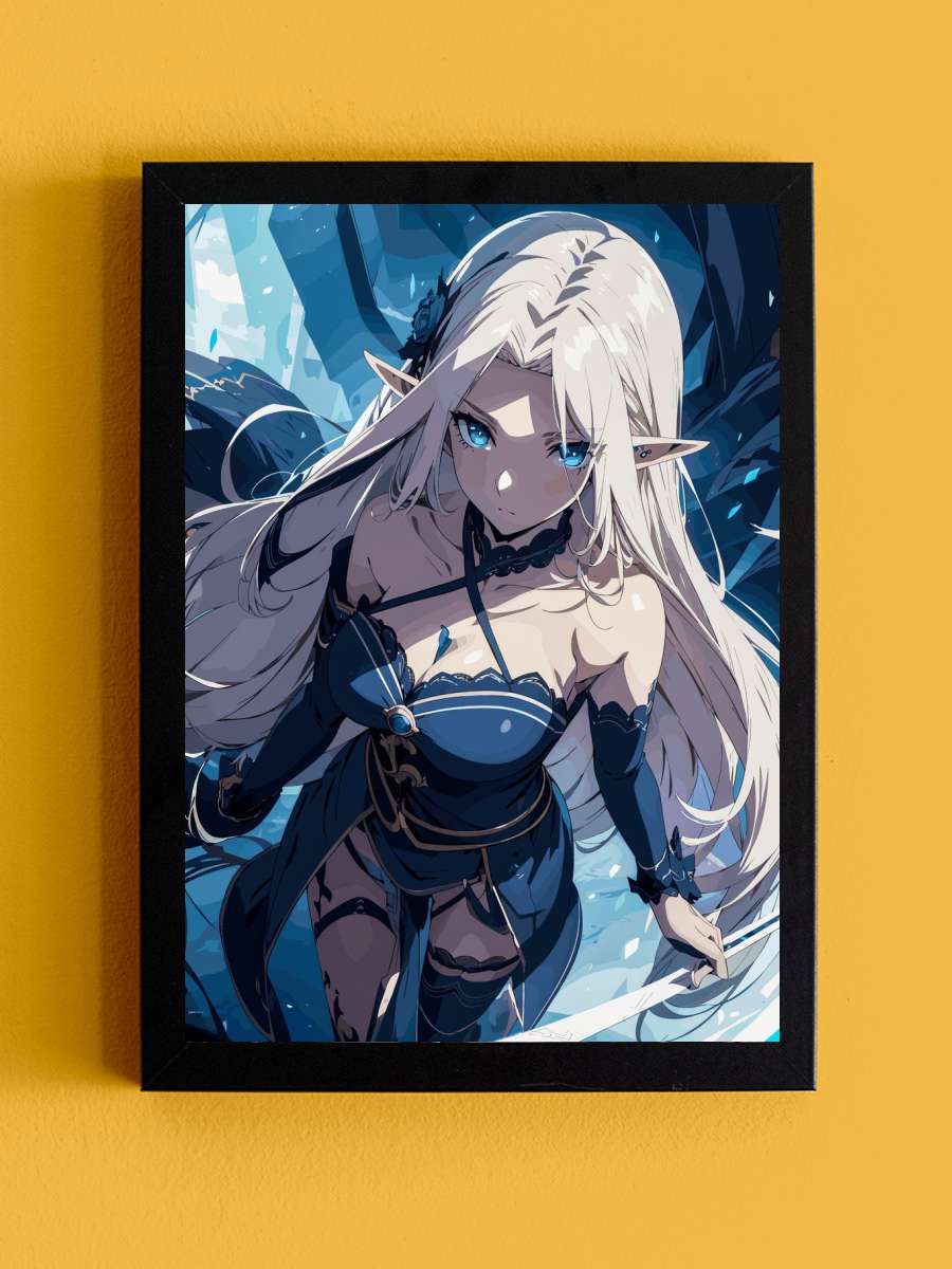 The Eminence In Shadow Anime Tablo Siyah Çerçeveli Yüksek Kalite Anime Duvar Poster Tablo - En İyi Fiyatlarla