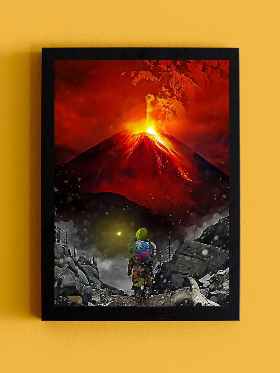 The Legend of Zelda game Anime Tablo Siyah Çerçeveli Yüksek Kalite Anime Duvar Poster Tablo - En İyi Fiyatlarla