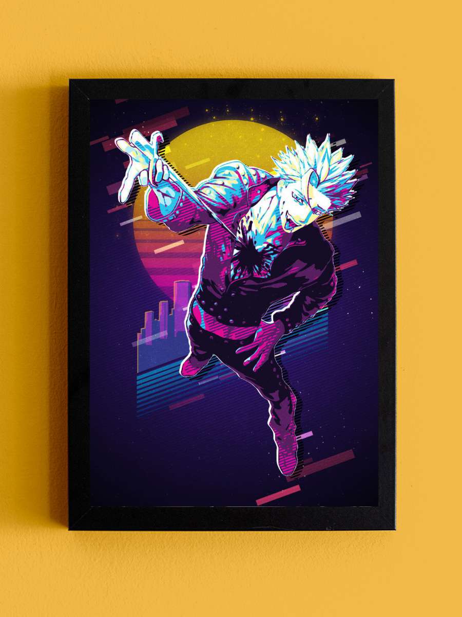 The Sevant Deadly Sins Anime Tablo Siyah Çerçeveli Yüksek Kalite Anime Duvar Poster Tablo - En İyi Fiyatlarla