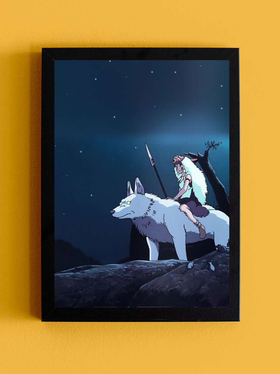 The Wolf Girl Anime Tablo Siyah Çerçeveli Yüksek Kalite Anime Duvar Poster Tablo - En İyi Fiyatlarla