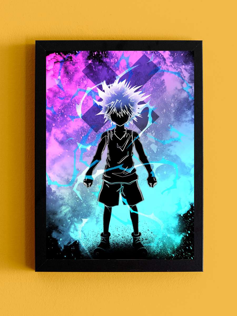 Thunderbolt Soul Anime Tablo Siyah Çerçeveli Yüksek Kalite Anime Duvar Poster Tablo - En İyi Fiyatlarla