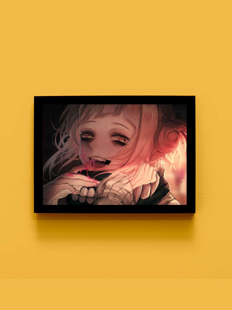 Toga Himiko My Hero Academ Anime Tablo Siyah Çerçeveli Yüksek Kalite Anime Duvar Poster Tablo - En İyi Fiyatlarla