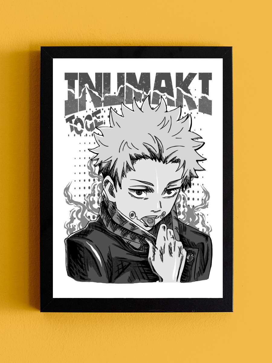 Toge Inumaki Manga Anime Tablo Siyah Çerçeveli Yüksek Kalite Anime Duvar Poster Tablo - En İyi Fiyatlarla