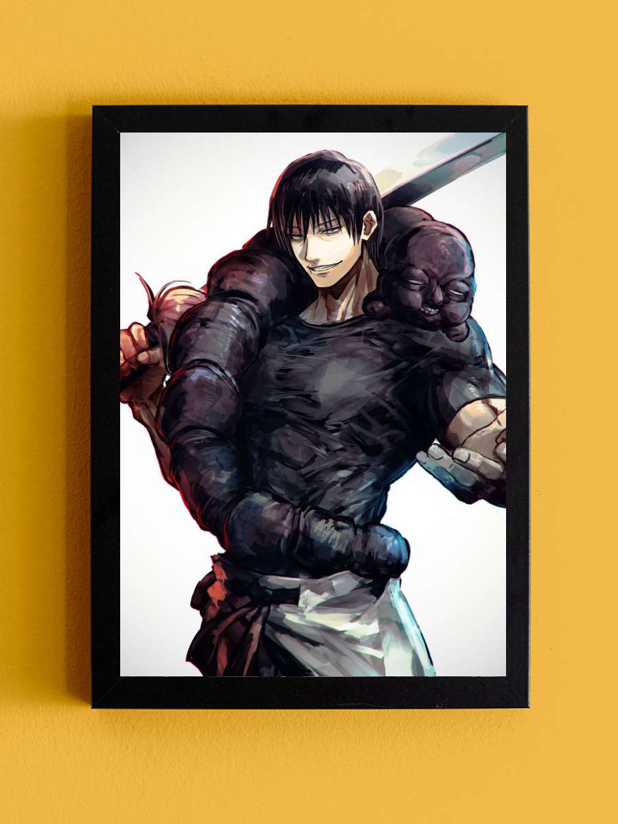 toji fushiguro jujutsu Anime Tablo Siyah Çerçeveli Yüksek Kalite Anime Duvar Poster Tablo - En İyi Fiyatlarla