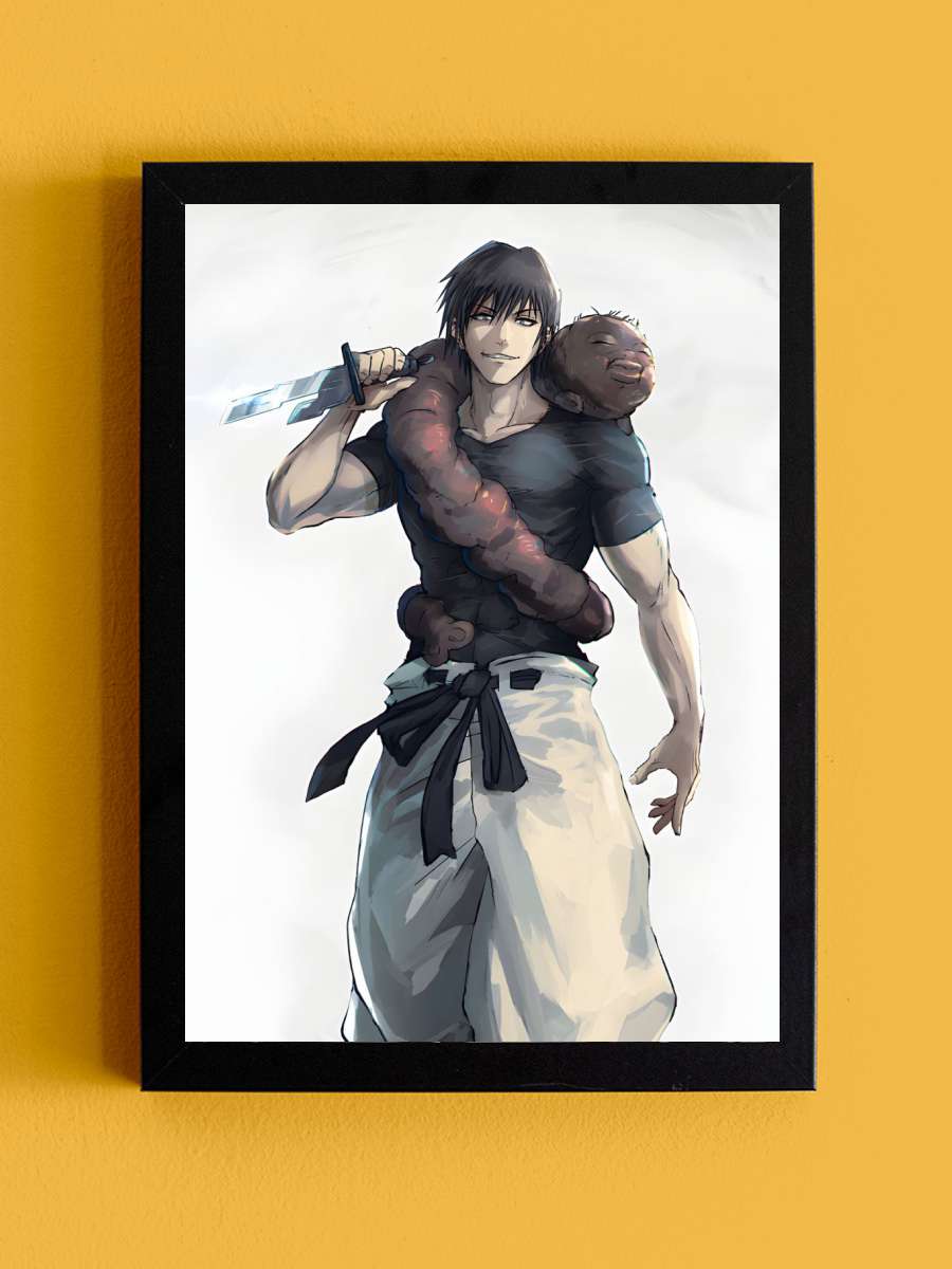 Toji Fushiguro Jujutsu Anime Tablo Siyah Çerçeveli Yüksek Kalite Anime Duvar Poster Tablo - En İyi Fiyatlarla