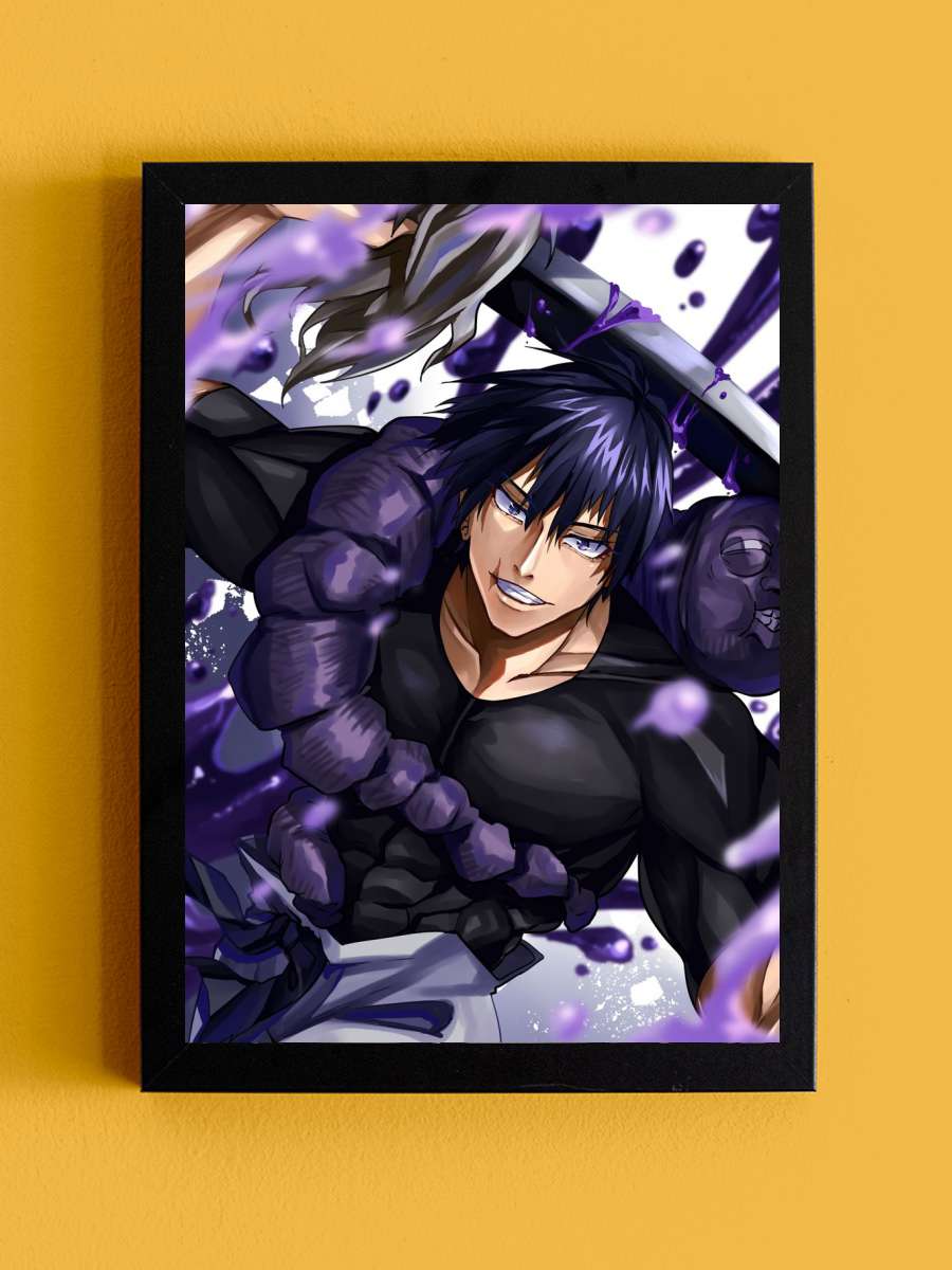 toji fushiguro jujutsu Anime Tablo Siyah Çerçeveli Yüksek Kalite Anime Duvar Poster Tablo - En İyi Fiyatlarla