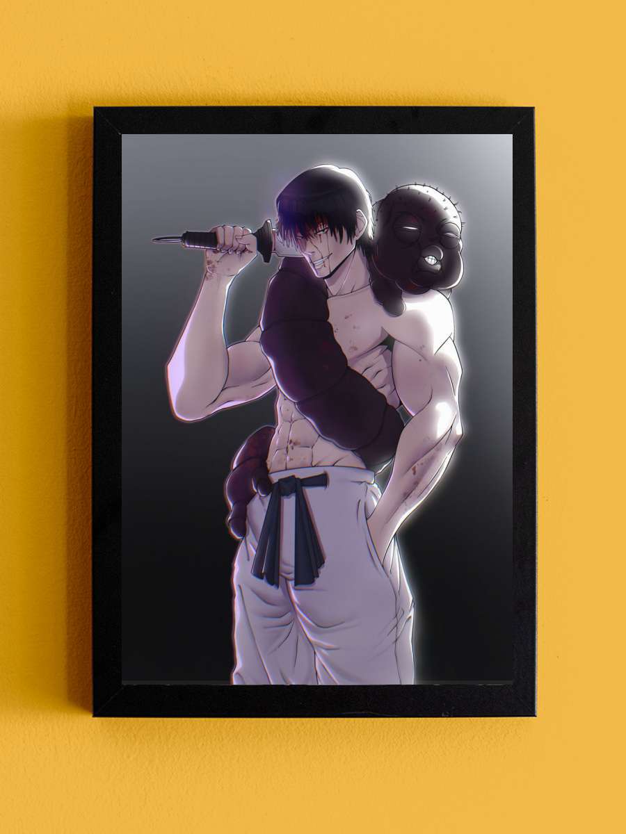 Toji Anime Tablo Siyah Çerçeveli Yüksek Kalite Anime Duvar Poster Tablo - En İyi Fiyatlarla