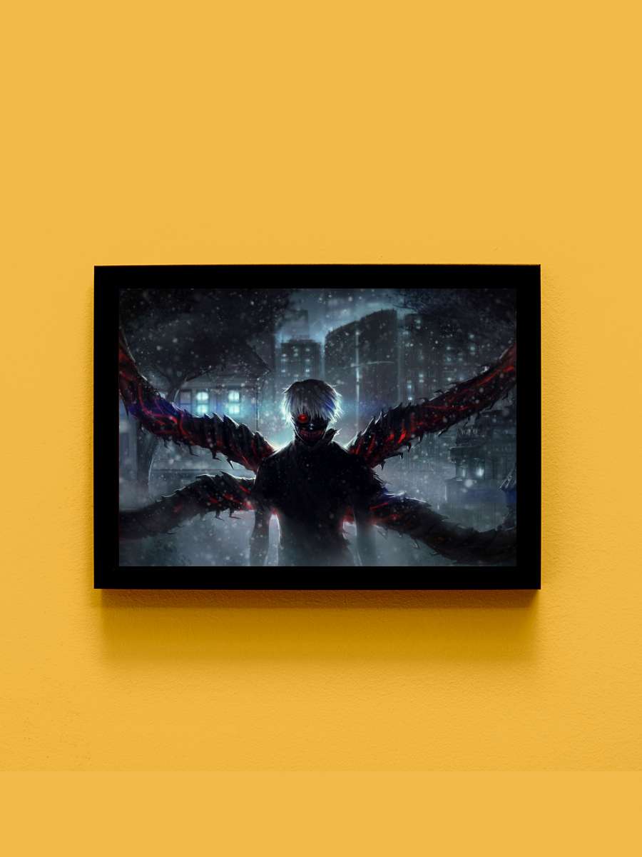 Tokyo ghoul 2 Anime Tablo Siyah Çerçeveli Yüksek Kalite Anime Duvar Poster Tablo - En İyi Fiyatlarla