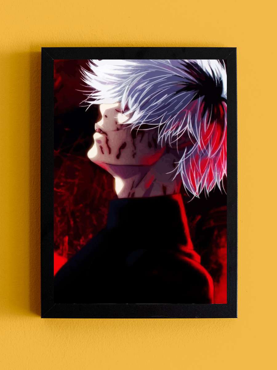 tokyo ghoul Anime Tablo Siyah Çerçeveli Yüksek Kalite Anime Duvar Poster Tablo - En İyi Fiyatlarla