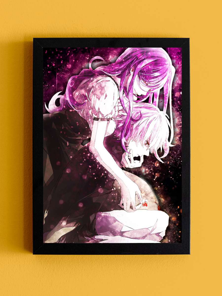Tokyo Ghoul Anime Tablo Siyah Çerçeveli Yüksek Kalite Anime Duvar Poster Tablo - En İyi Fiyatlarla
